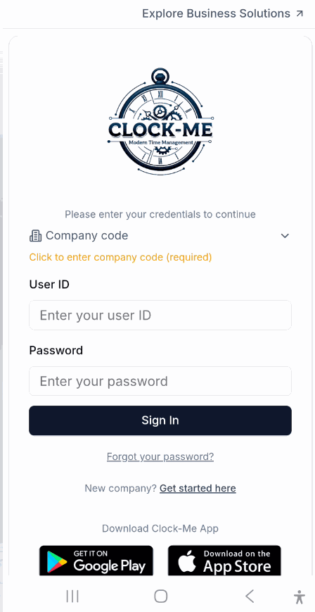 Clock-Me Website
